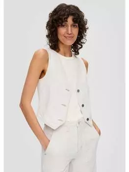 Утепленный жилет s.Oliver, кремовый