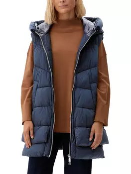 Утепленный жилет s.Oliver, темно синий