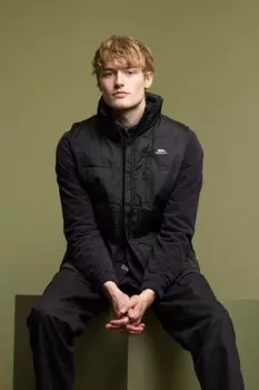 Утепленный жилет с застежкой Trespass, черный