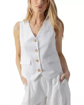 Утепленный жилет Sanctuary Timeless, белый