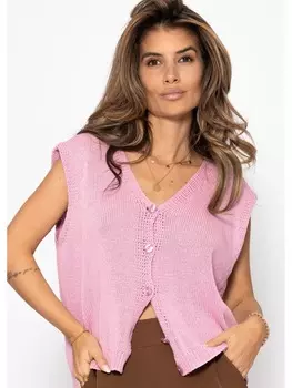 Утепленный жилет SASSYCLASSY, розовый