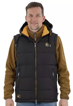 Утепленный жилет SCHIETWETTER Herren Freizeit Outdoor Sport, черный