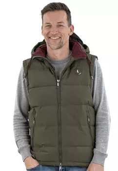 Утепленный жилет SCHIETWETTER Herren Freizeit Outdoor Sport, оливковый