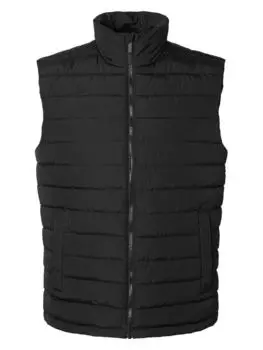 Утепленный жилет SELECTED HOMME, черный