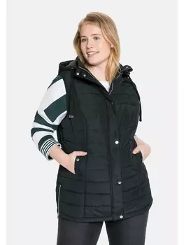 Утепленный жилет sheego, черный