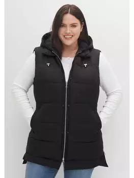 Утепленный жилет sheego, черный