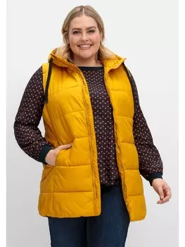 Утепленный жилет sheego, цвет senfgelb