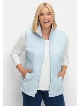 Утепленный жилет sheego Fleece, синий