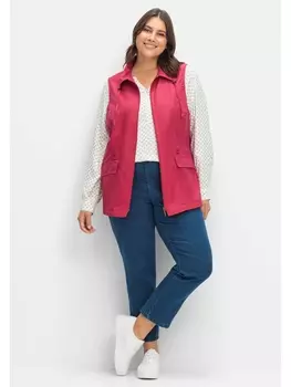 Утепленный жилет sheego, красный