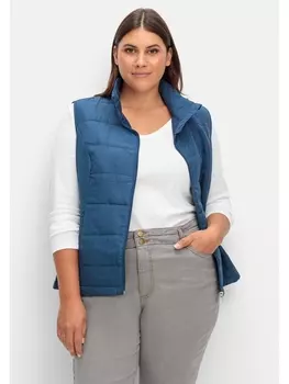 Утепленный жилет sheego, темно синий