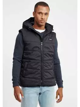 Утепленный жилет !SOLID, черный