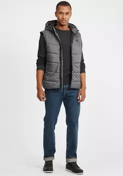 Утепленный жилет !SOLID Kurz, серый