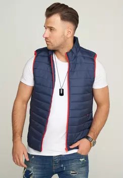 Утепленный жилет SOUL STAR bergangsjacke MJSTANTON, цвет Navy Red