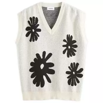 Утепленный жилет Soulland Kieran Knitted Vest, цвет Off White Multi