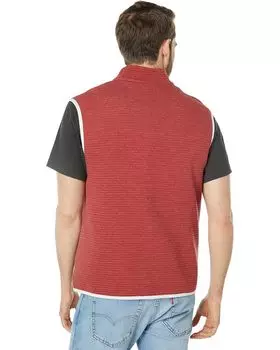 Утепленный жилет Southern Tide Ridgepoint Heather Reversible Vest, цвет Heather Mineral Red