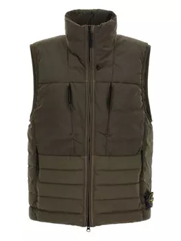 Утепленный жилет Stone Island Tunnel, зеленый