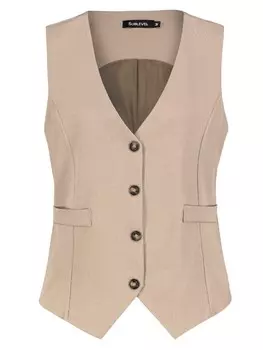 Утепленный жилет Sublevel, бежевый