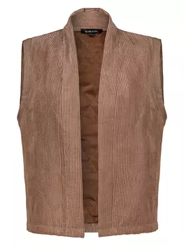 Утепленный жилет Sublevel Cord, коричневый