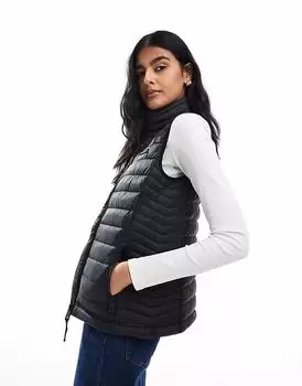 Утепленный жилет Superdry Fuji Lite черного цвета