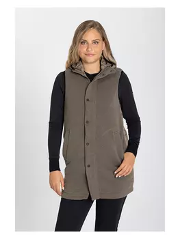 Утепленный жилет Supernatural Hybrid Combustion, серо коричневый