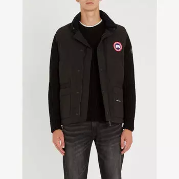 Утепленный жилет свободного кроя свободного кроя Canada Goose, черный