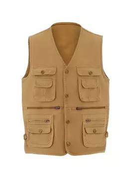 Утепленный жилет taloon, хаки