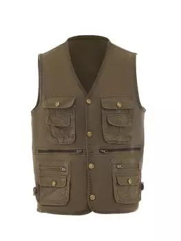 Утепленный жилет taloon, оливковый