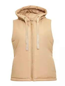 Утепленный жилет Threadbare, бежевый