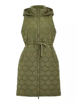 Утепленный жилет Threadbare, хаки