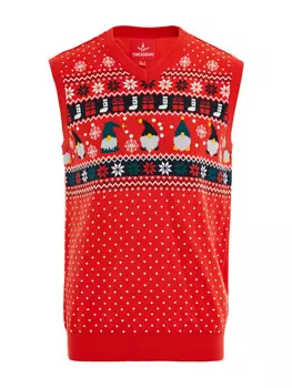 Утепленный жилет Threadbare, красный