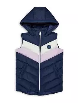 Утепленный жилет Threadgirls, темно-синий