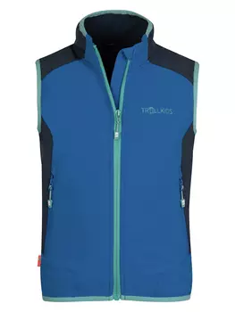 Утепленный жилет Trollkids Balestrand, черный