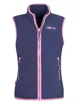 Утепленный жилет Trollkids, цвет lila/rosa