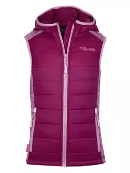 Утепленный жилет Trollkids, фиолетовый
