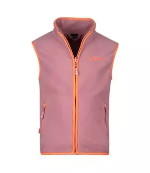 Утепленный жилет Trollkids Fleece Arendal, цвет Orchidee/Pfirsich