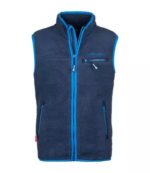 Утепленный жилет Trollkids Fleece Hemsedal, цвет Marineblau/Mittelblau