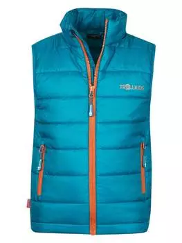 Утепленный жилет Trollkids Funktions Trondheim, светло синий