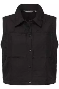 Утепленный жилет Ulla Popken, черный