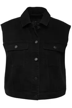 Утепленный жилет Ulla Popken, черный