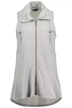 Утепленный жилет Ulla Popken, цвет hellgrau mlange