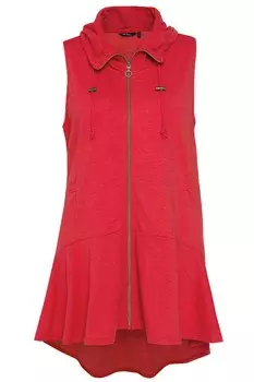 Утепленный жилет Ulla Popken, цвет salsa