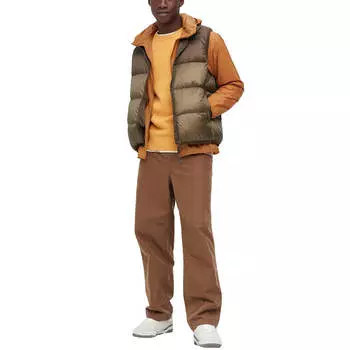 Утепленный жилет Uniqlo Ultra Light Down, золотисто-коричневый