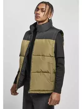 Утепленный жилет Urban Classics, цвет black/tiniolive