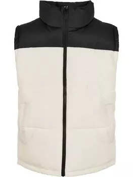 Утепленный жилет Urban Classics, цвет black/whitesand
