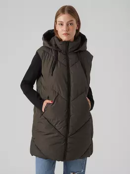 Утепленный жилет Vero Moda, антрацит