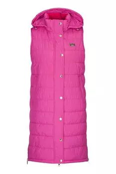 Утепленный жилет Versace Long Jean, розовый