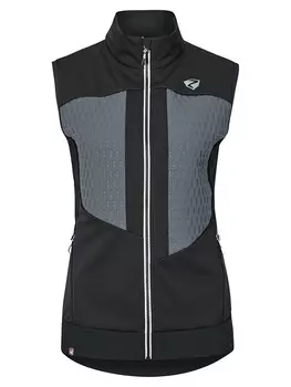 Утепленный жилет Ziener Softshellweste Niya, цвет Schwarz/ Grau