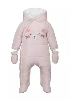 Утепленный зимний комбинезон Minoti, розовый