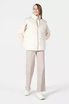 Утепленный зимний жилет с карманами на молнии Colin'S, бежевый