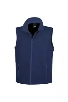 Утеплитель для тела Core Soft Shell с возможностью печати Result, темно-синий